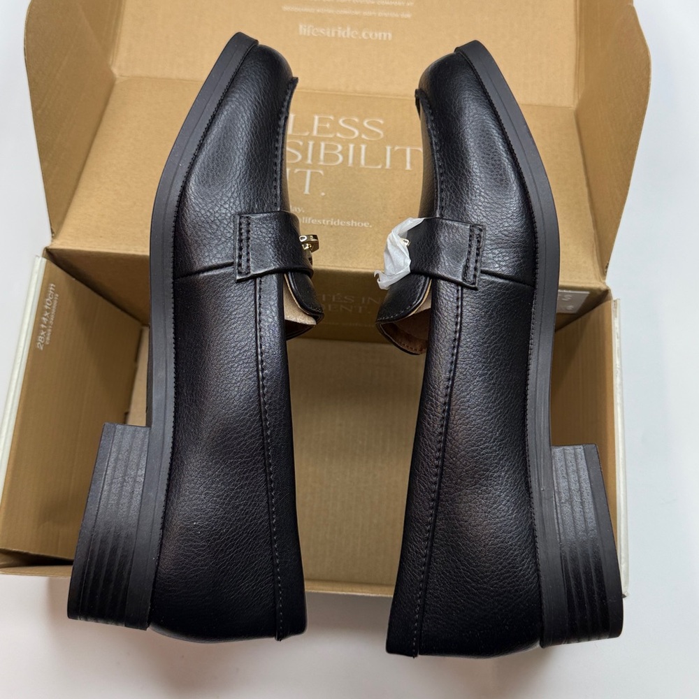 LifeStride Women's Sonoma Slip On Loafers with Buckle- Size 7 Wide - Picture 10 of 11